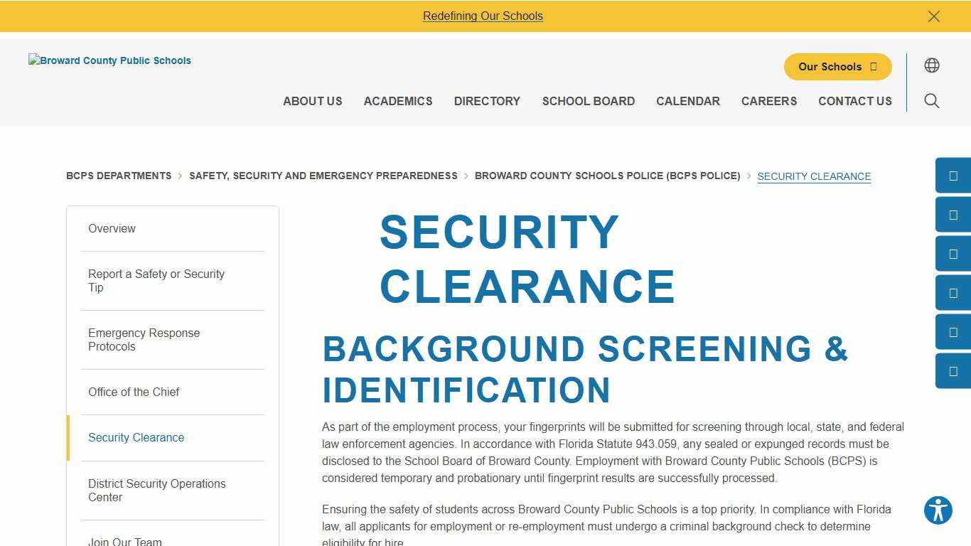 Security Clearance